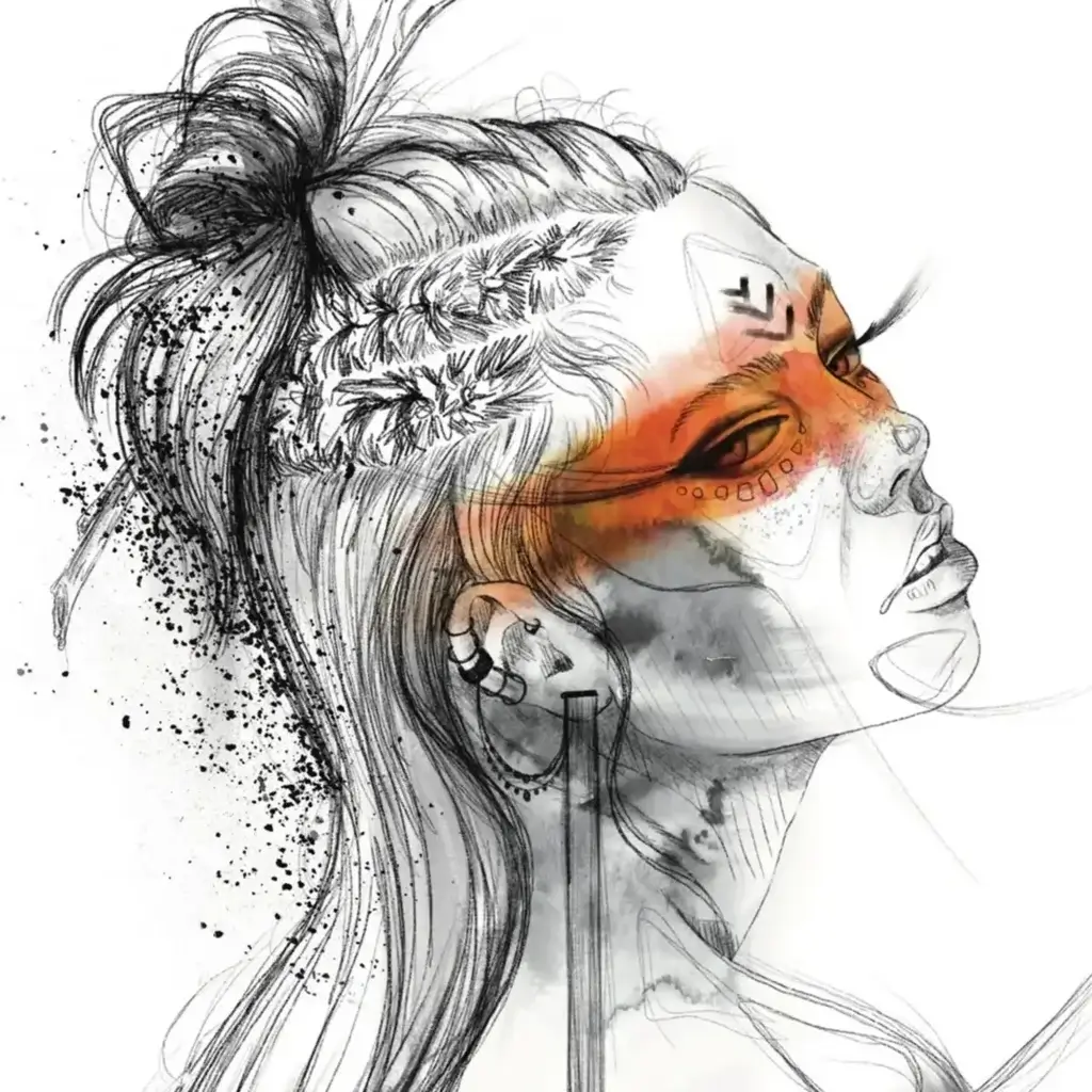 Porträt zeichnen seitlich, Porträt zeichnen, Porträt zeichnen leicht, Porträt zeichnen Bleistift Anfänger,