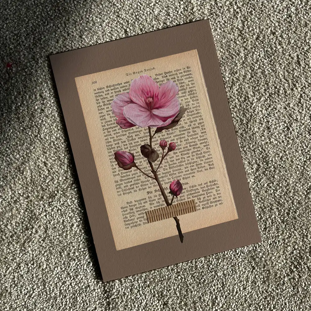 Kunstdruck: Naturstudie No.8 - Mandelblüte – Bild 2