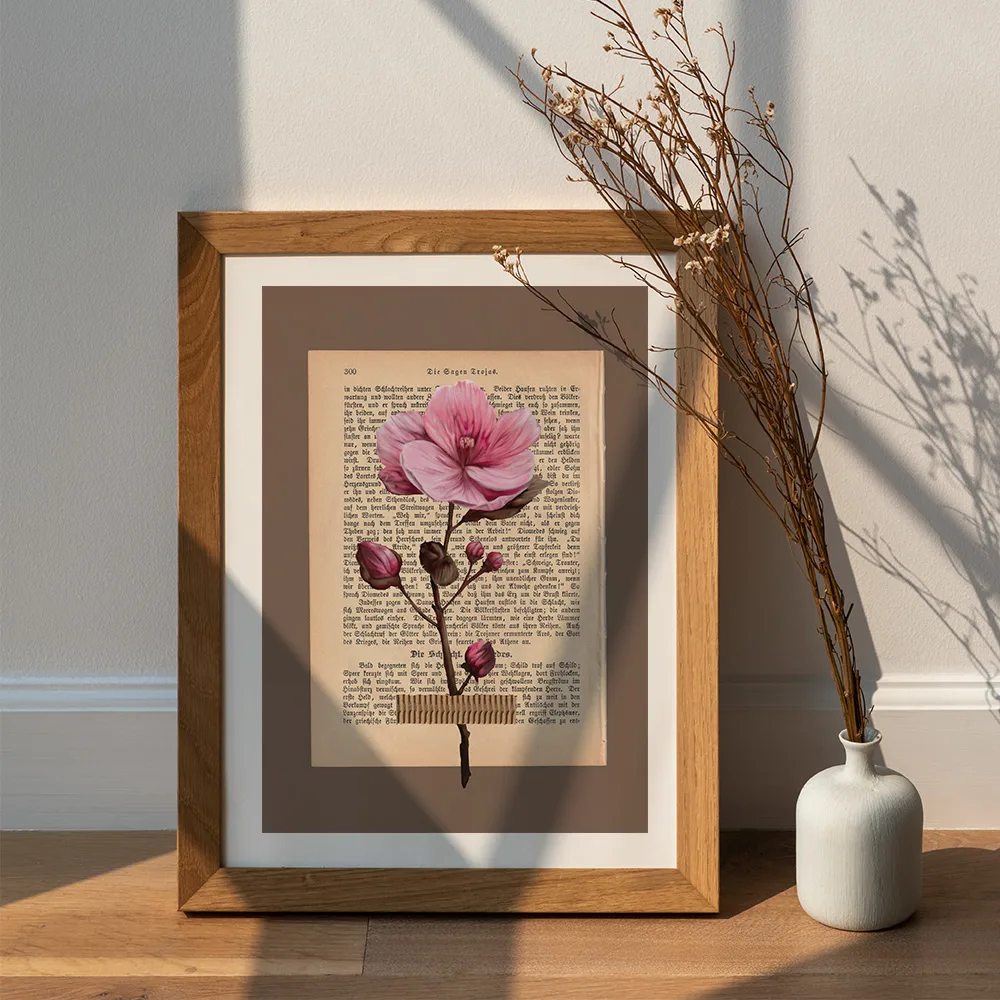 Kunstdruck: Naturstudie No.8 - Mandelblüte – Bild 4