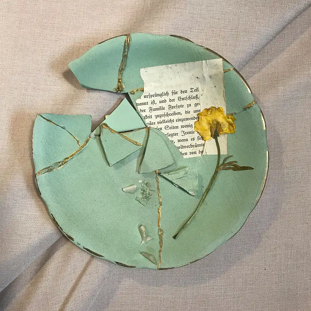 Kintsugi "Lost Garden" No.4 - klein – Bild 2
