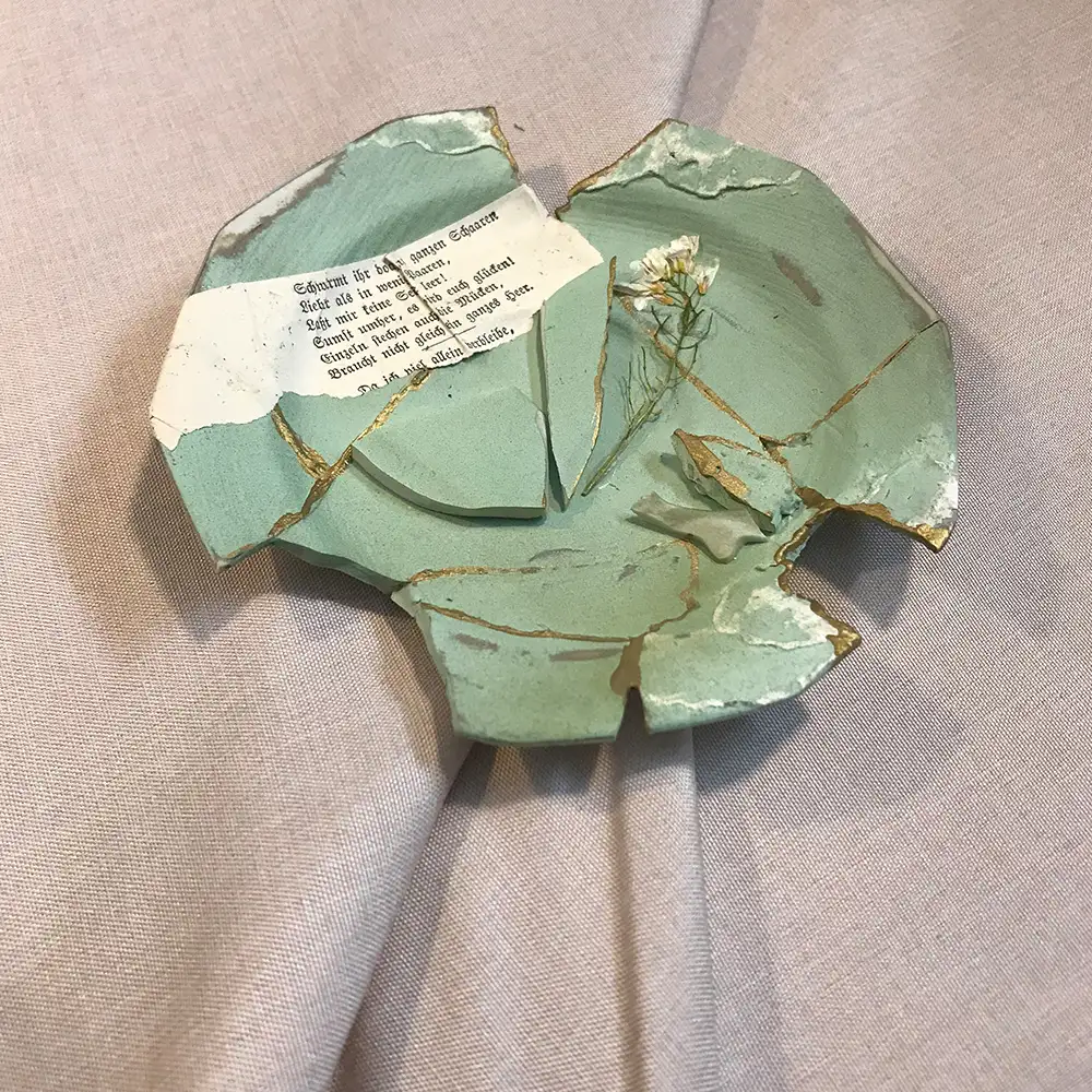 Kintsugi "Lost Garden" No.5 - klein – Bild 3