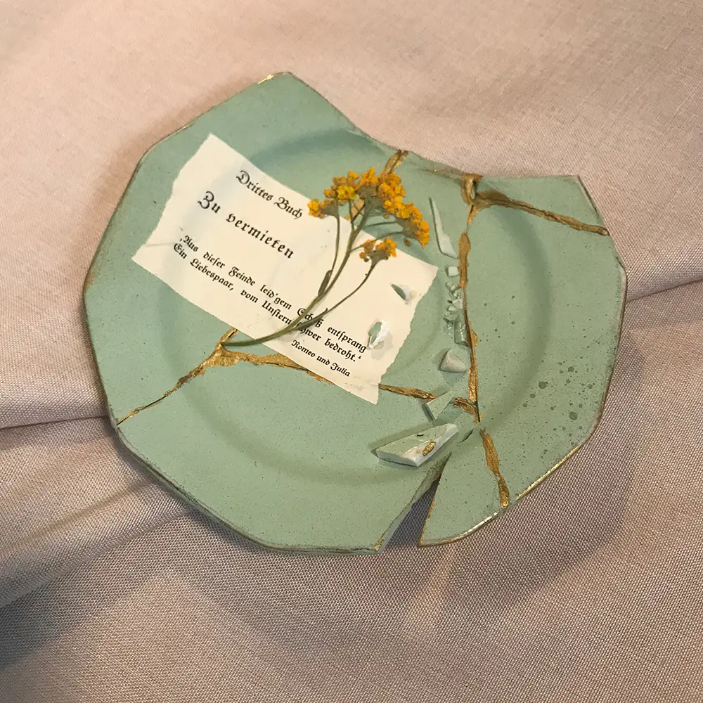Kintsugi "Lost Garden" No.3 - klein – Bild 3