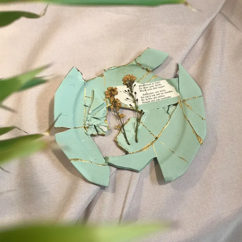 Kintsugi "Lost Garden" No.14 - groß