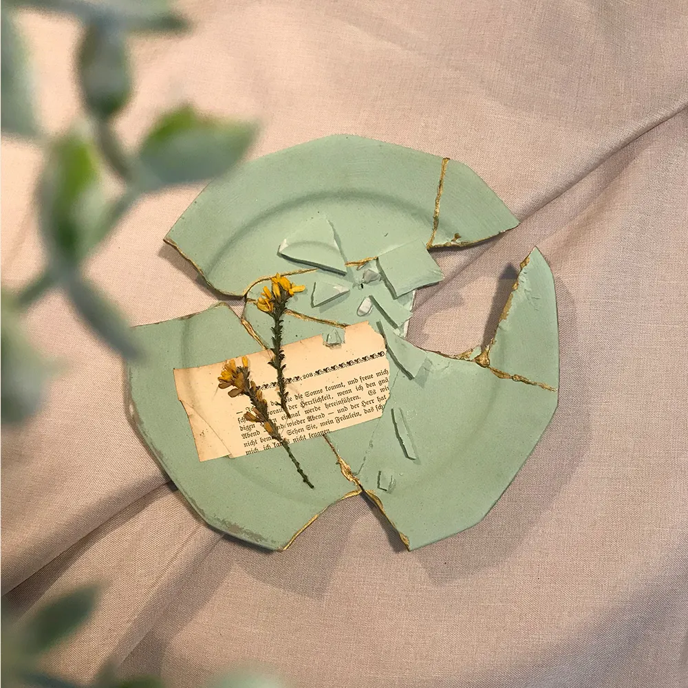 Kintsugi "Lost Garden" No.7 - groß
