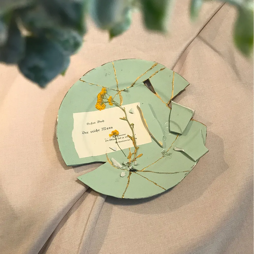 Kintsugi "Lost Garden" No.8 - groß