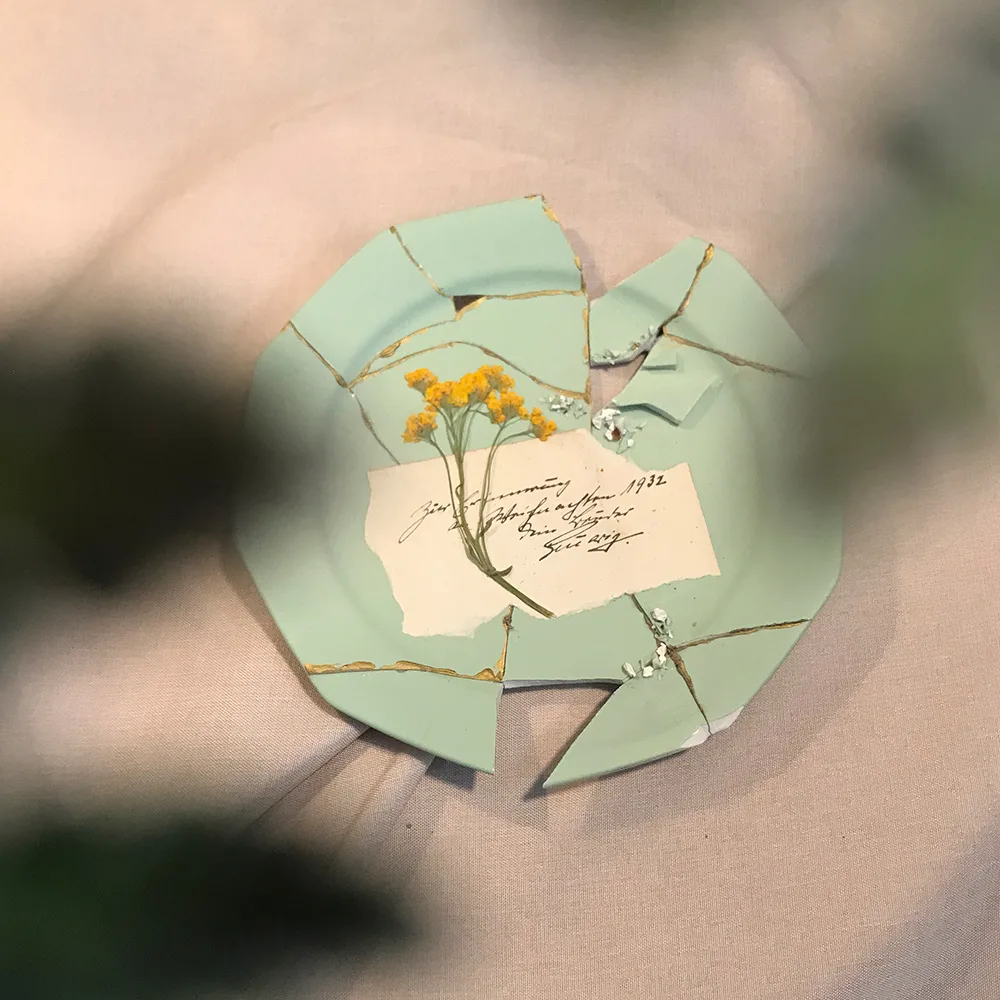 Kintsugi "Lost Garden" No.9 - groß